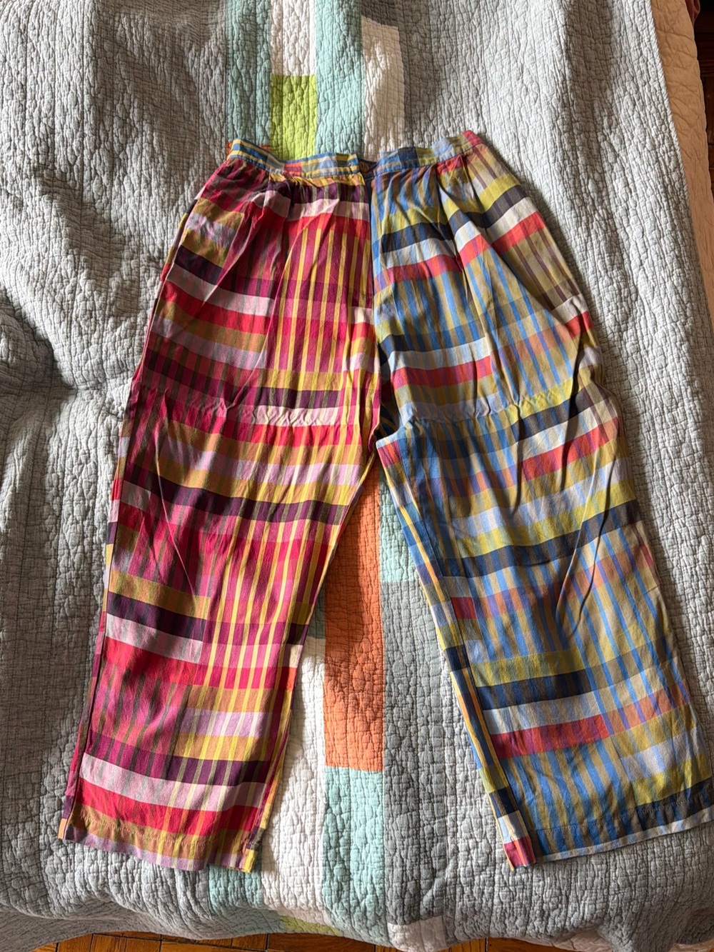 Ilana Kohn Samet Peter Pants in Pixel Plaid XL